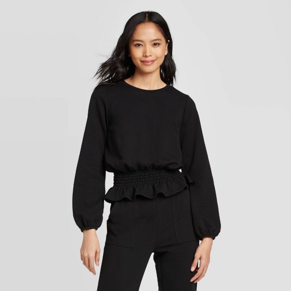 Who What Wear peplum Top